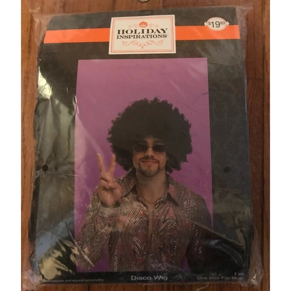 Disco Wig Halloween Costume Theater Cosplay Steampunk Black